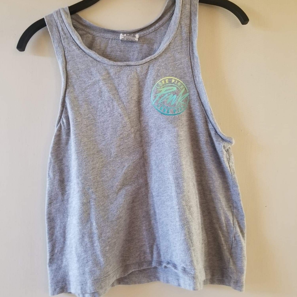 PINK crop tank top Size XS